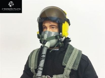 Picture of 1/4.5 ~ 1/4 Modern Jet RC Pilot Figure (Black/ Yellow)